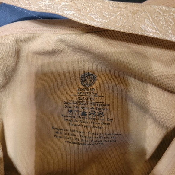 Kindred Bravely Sublime Nursing Pumping Bra XXL Black Beige - Picture 3 of 7